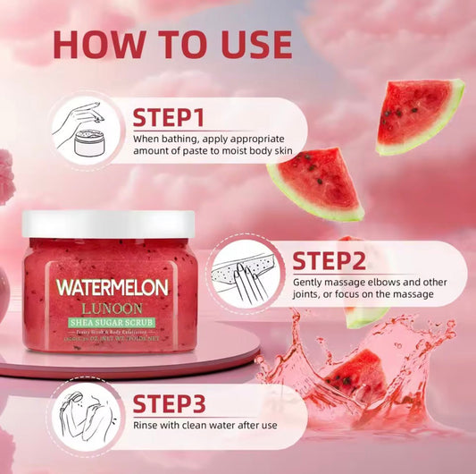 Shea Sugar Body Scrub – Fruity Exfoliation & Glow - LichtZauber